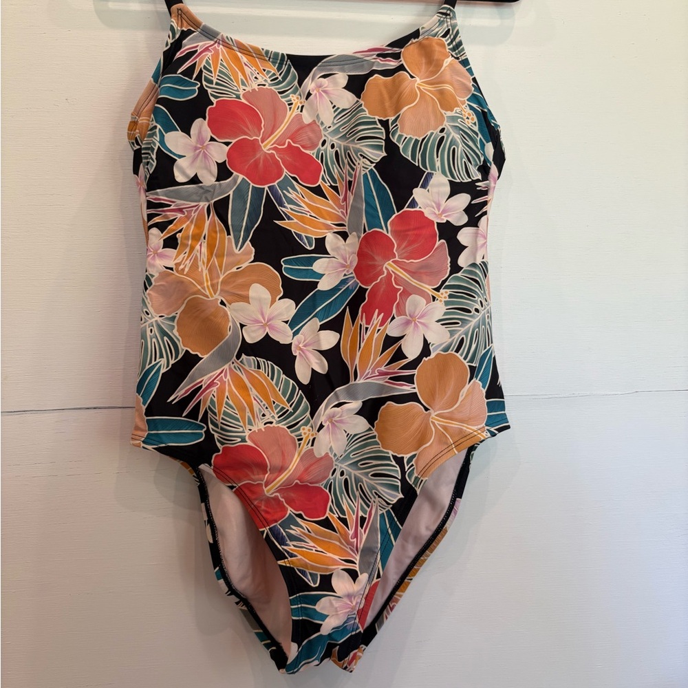 Hurley Tropical Floral One Piece Swimsuit
